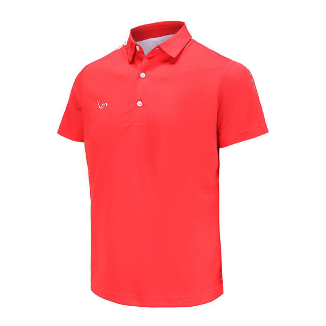 EAGEGOF Performance golf shirt with printing design for men