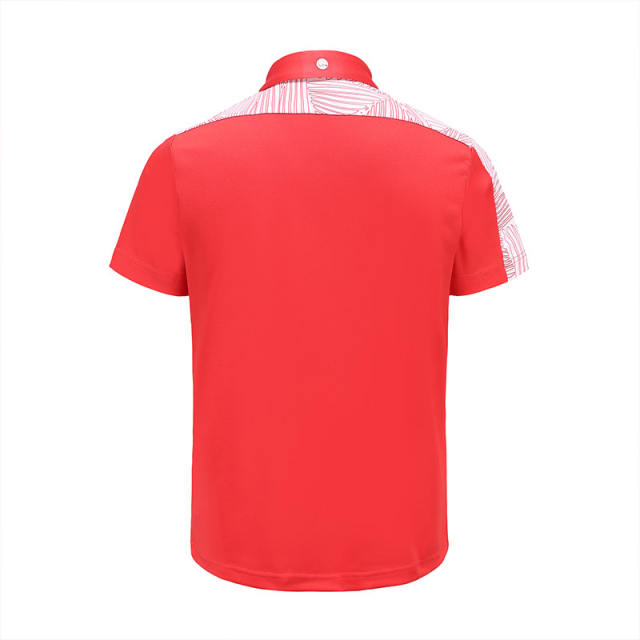 EAGEGOF Performance golf shirt with printing design for men