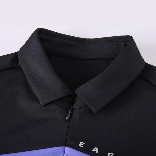 EAGEGOF ladies golf polo shirts with zipper  long sleeves