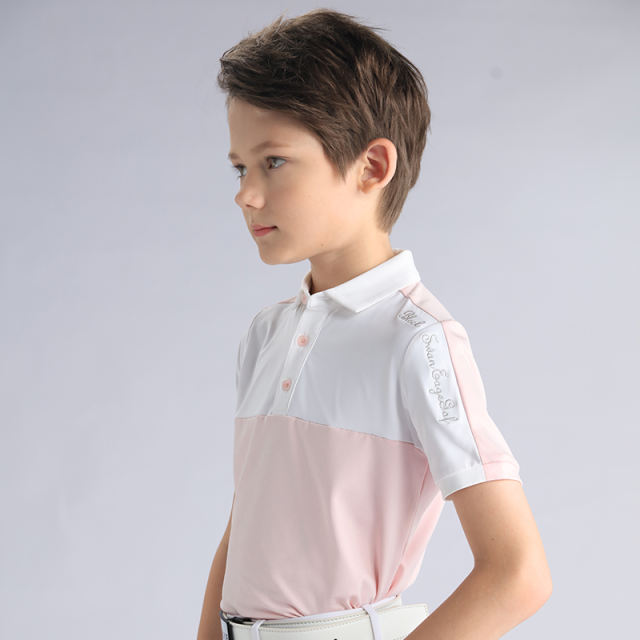 EAGEGOF GOLF SHIRT CLASSIC DESIGN WITH PIQUE FABRIC FOR BOY