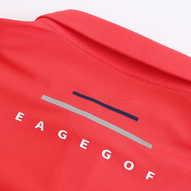 EAGEGOF Boys Golf shirt Junior golf shirt Red color