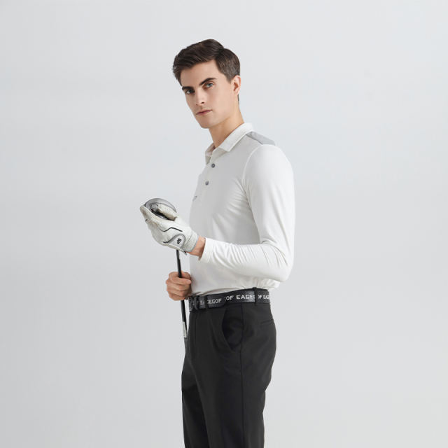 EAGEGOF Ultimate Fusion Long Sleeve Golf Polo