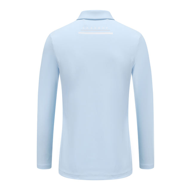 EAGEGOF Classic Solid Polo - Exquisite Taste for Adults Sky blue  color