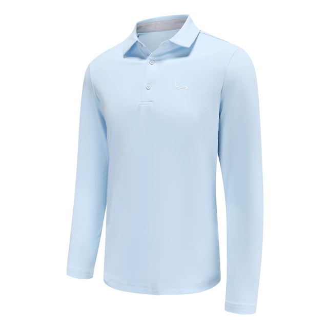 EAGEGOF Classic Solid Polo - Exquisite Taste for Adults Sky blue  color