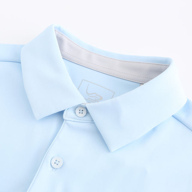 EAGEGOF Classic Solid Polo - Exquisite Taste for Adults Sky blue  color