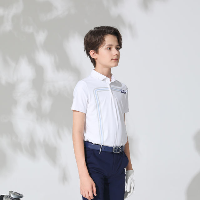 EAGEGOF Youth Golf Polo Shirt - Stylish and Comfortable for Every Swing