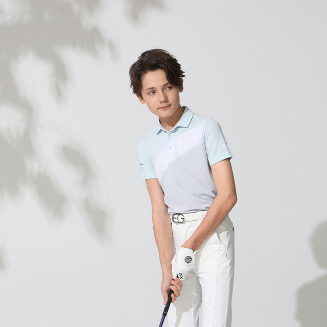 EAGEGOF Youth Golf Shirt - Stylish and Comfortable for Every Swing