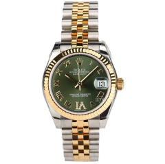 EW頂級複刻勞力士日誌型系列綠盤女表 31mm 原裝一比一開模