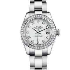 仿勞力士女裝日誌型179384女士機械手表 鑲鑽款原版開模