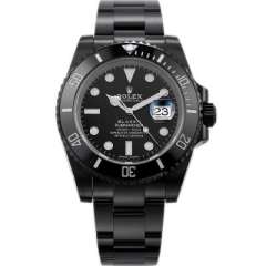 V6廠勞力士黑水鬼116610LN暗夜黑特別改裝版 機械男表