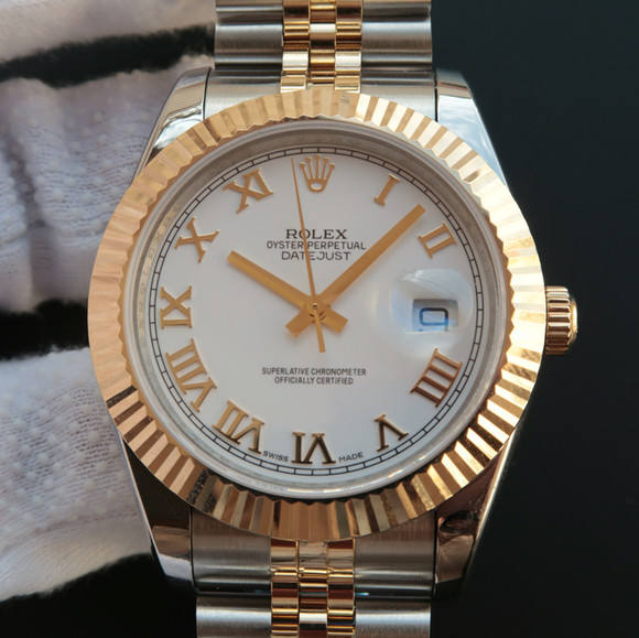 勞力士日誌型II系列126333包金版，純18k包金，包金厚度15微米，錶帶金重1.85克，圈口金重