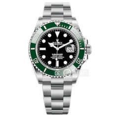 VS廠複刻勞力士綠水鬼系列m126610lv-0002鋼帶男士機械表
