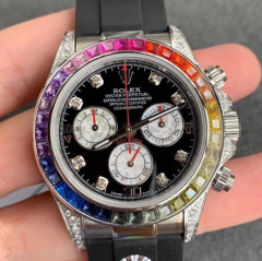 BL勞力士迪通拿彩虹116595RBOW計時機械男表