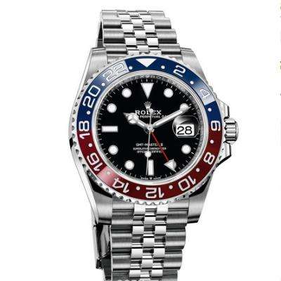 GM勞力士126710BLRO-0001可樂圈格林尼治二GMT Master ll男士機械手表