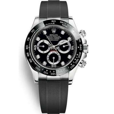JH勞力士m116519ln-0025迪通拿全新升級版本 橡膠錶帶 自動機械機芯 男士腕表