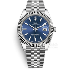 VS廠勞力士日誌型系列m126334-0002藍盤鋼帶男士機械表 高端頂級複刻表