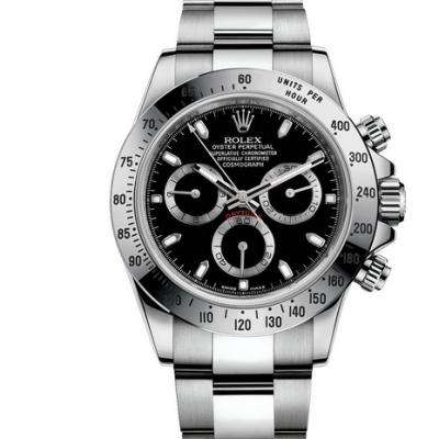 勞力士v6s版116520-78590 黑盤宇宙計型迪通拿機械男士手錶。