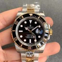 AR廠勞力士間金黑水鬼v3升級版 904L鋼自動機械男表