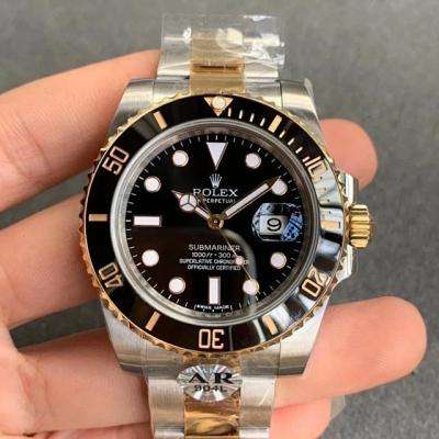 AR廠勞力士間金黑水鬼v3升級版 904L鋼自動機械男表