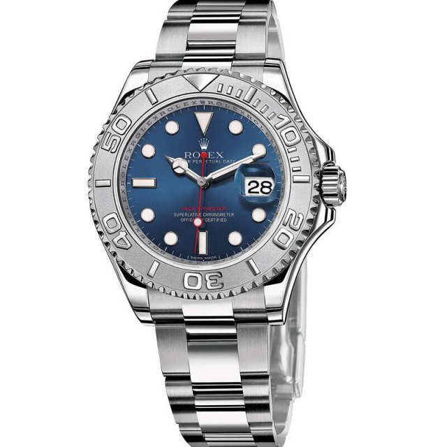 EW廠複刻勞力士遊艇名仕系列116622鋼帶男士手錶（藍面）