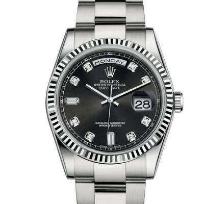 勞力士型號：118239-0099系列星期日曆型機械男士手錶。
