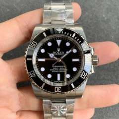 AR廠複刻勞力士黑水鬼 無日曆款機械男表 最新款
