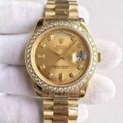 勞力士（Rolex）星期日曆型新款男士全自動機械表羅馬數字款 218348A-82318腕表
