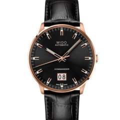 HG美度指揮官系列M021.626.36.051.00大日曆男士機械表 （玫瑰金黑面）