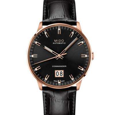 HG美度指揮官系列M021.626.36.051.00大日曆男士機械表 （玫瑰金黑面）