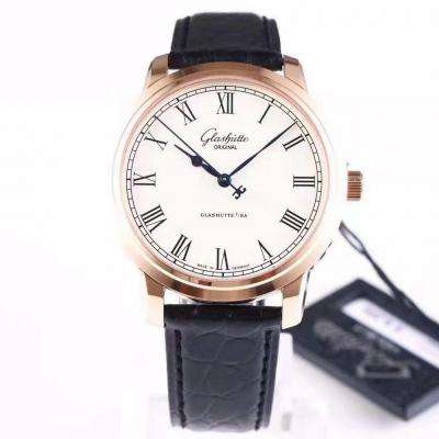 FK廠格拉蘇蒂原創參議院系列玫瑰金男士機械手表  頂級複刻表 v5升級版