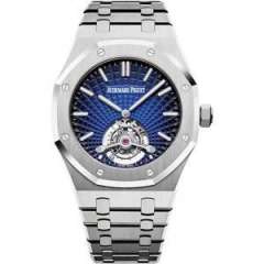 複刻愛彼皇家橡樹陀飛輪26522OR.OO.120OR.01藍盤鋼帶機械男表