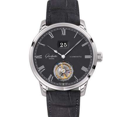 R8格拉蘇蒂大日曆自動陀飛輪機芯42mm腕表（黑面） V3升級版