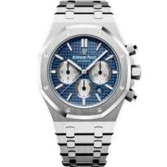 OM廠愛彼皇家橡樹26331藍盤計時 鋼帶男士機械手表