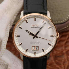 HG廠美度指揮官系列大日曆男士皮帶機械手表（玫瑰金）