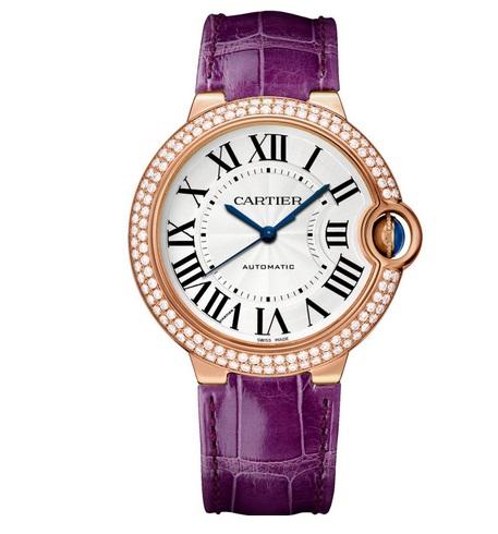 v6廠複刻卡地亞藍氣球系列WJBB0009玫瑰金鑲鑽女士機械手表