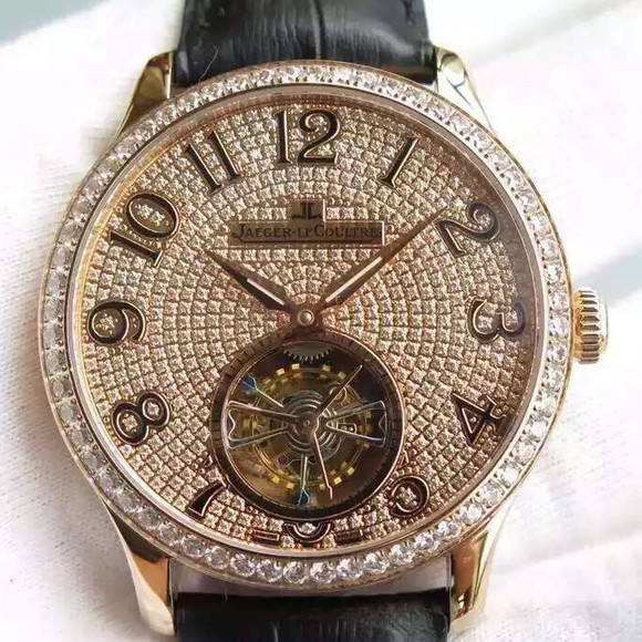 積家全自動真飛輪系列 全自動機械滿天星鑲鑽