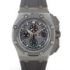 複刻愛彼皇家橡樹離岸型舒馬赫限量版灰色 JF廠出品cal.3126自動機械計時機芯 鈦合金表殼 藍寶