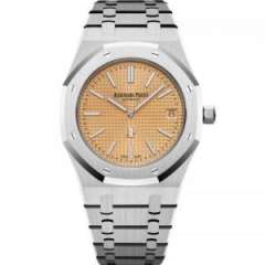 XF愛彼皇家橡樹15202香檳金超薄男士機械手表