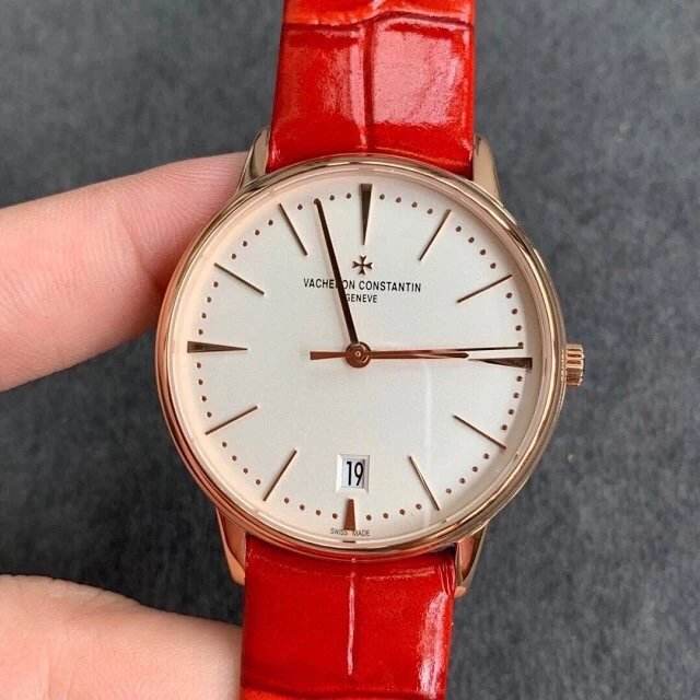 MKS江詩丹頓傳承系列84100U/00R-B180玫瑰金機械女表