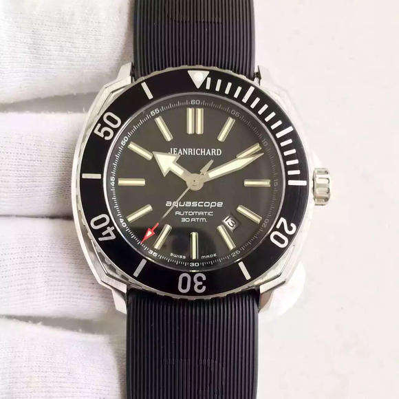 芝柏-尚維沙(JEANRICHARD)自動機械男士手錶 膠帶