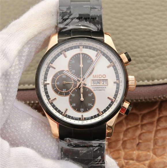 美度指揮官計時系列 搭載ETA7750多功能機芯 集星期 日曆 計時功能 正品一比一複刻