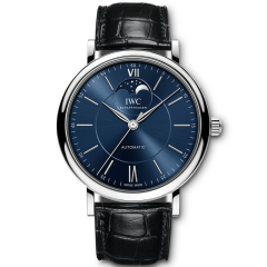 MKS廠複刻萬國柏濤菲諾系列IW459402月相腕表 皮帶男士機械表