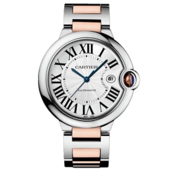 V9廠卡地亞藍氣球系列W69009Z3包金玫瑰金鋼帶男士機械表