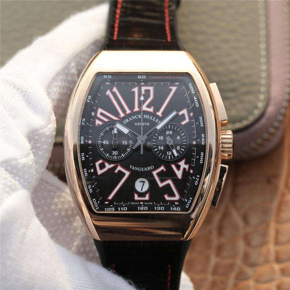 ABF法穆蘭Vanguard V45艇系列 原裝1.1開模 男士腕表 進口多功能vk石英機芯 矽膠