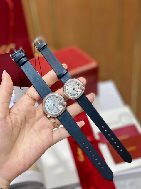 DR廠一比一複刻卡地亞白氣球系2021年全新鑲鑽腕表 石英女表