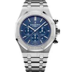 JH愛彼皇家橡樹26320ST.OO.1220ST.03藍盤男士鋼帶機械表