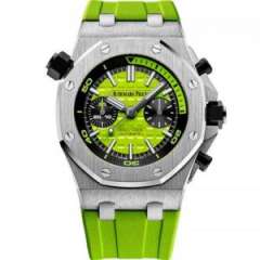 AP愛彼皇家橡樹離岸26703小蘋果綠色 計時男士機械手表