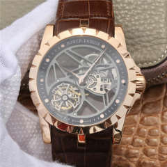 JB羅傑杜彼EXCALIBUR王者系列RDDBEX0260 複刻史上最亂真的鏤空陀飛輪腕表