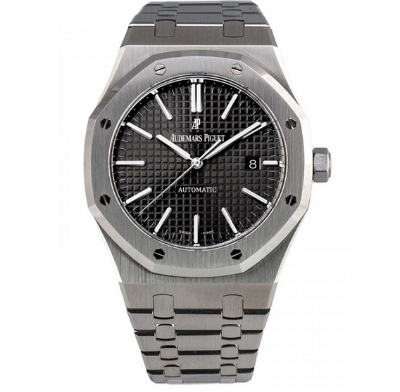 APS愛彼皇家橡樹系列15400經典黑盤男士鋼帶機械表 一體3120機芯最強