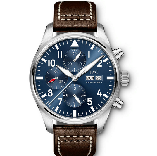 ZF複刻萬國飛行員系列IW377714藍盤計時機械男士手錶